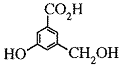 Reactant: 3-hydroxy-5-(hydroxymethyl)benzoic acid, treated with excess aq. NaOH